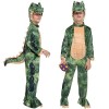 Spooktacular Creations Costume de T-Rex vert pour enfant dHalloween, ensemble de costumes de dinosaure réaliste unisexe pour