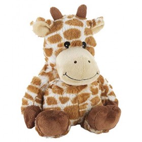 Girafe en peluche douillette - Peut aller au micro-ondes - Warmies