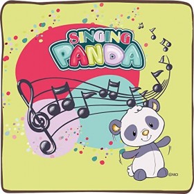 NICI Doudou Panda Chantant 20 cm I Peluche avec Fonction Chant et Danse avec 2 chansons de 30 Secondes Piles incluses I Jouet