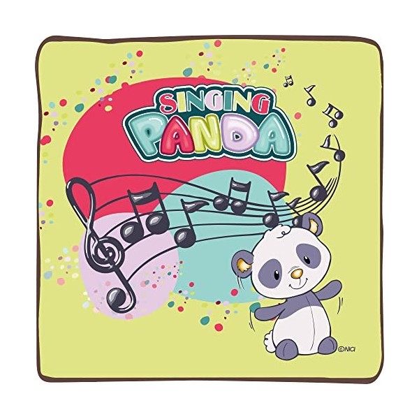 NICI Doudou Panda Chantant 20 cm I Peluche avec Fonction Chant et Danse avec 2 chansons de 30 Secondes Piles incluses I Jouet