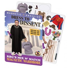 The Unemployed Philosophers Guild RBG Dress to Dissent Ensemble de déguisement magnétique Ruth Bader Ginsburg