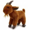 Peluche ramsey marron en zige chèvre debout - Doudou * biz