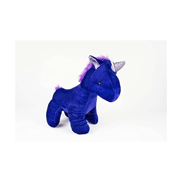 CADEAUX STORE Peluche Licorne en Nylon Souple différentes Couleurs - Souple comme Un Doudou 28, Mauve 