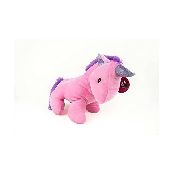 CADEAUX STORE Peluche Licorne en Nylon Souple différentes Couleurs - Souple comme Un Doudou 28, Mauve 