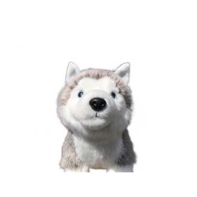 BIVVI Peluche Husky de Simulation, Animal, Chiot, poupée Douce et Mignonne, Cadeau déducation précoce, décoration de la Mais