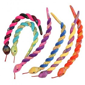 Keycraft Peluche serpent scintillant 45 cm - 1 article aléatoire