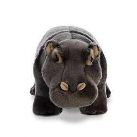 Aurora, 26289, MiYoni Hippopotame, 10.5In, Peluche, Gris