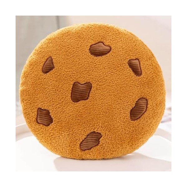 NOpinz Petit Biscuit poupée Pad rempli Rond Biscuit Peluche Jouet créatif Oreiller Doux Sac à Dos Pendentif Enfants Fille Cad