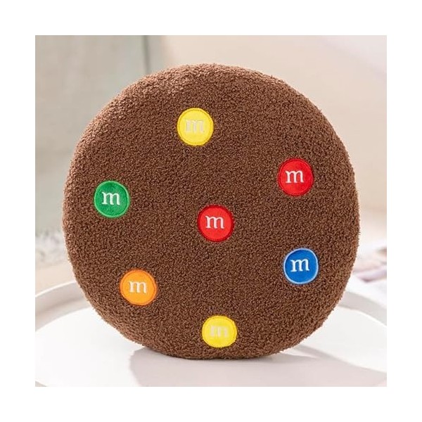 NOpinz Petit Biscuit poupée Pad rempli Rond Biscuit Peluche Jouet créatif Oreiller Doux Sac à Dos Pendentif Enfants Fille Cad