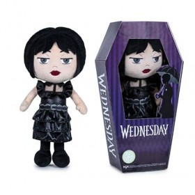 Play by Play Mercredi WEDNESDAY Addams Robe de bal RaveN Dance dans une boîte en forme de cercueil - Hauteur 32 cm