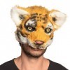 BOLAND BV Masque tigre peluche adulte - Coloré - Taille Unique