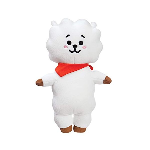 Aurora Produits officiels BT21 Signés Aurora World, Peluche RJ, Petit Modèle, 61324, Blanc