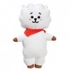 Aurora Produits officiels BT21 Signés Aurora World, Peluche RJ, Petit Modèle, 61324, Blanc