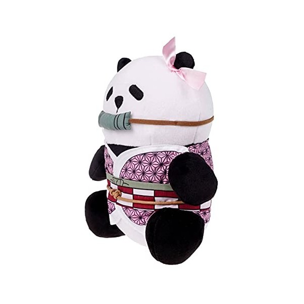 Peluche Panda Mignon Nezuko Kamado pour Fans de D. Slayer | 21cm