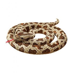 YJZQ Peluche Serpent Geant 200CM Peluche Serpent Réaliste décoration Halloween Accessoires danniversaire Coussin de Serpent 