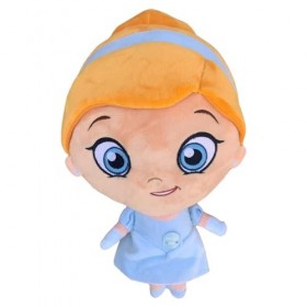 Peluche Cendrillon Princesses Disney bonhomme de tête avec son 28 cm