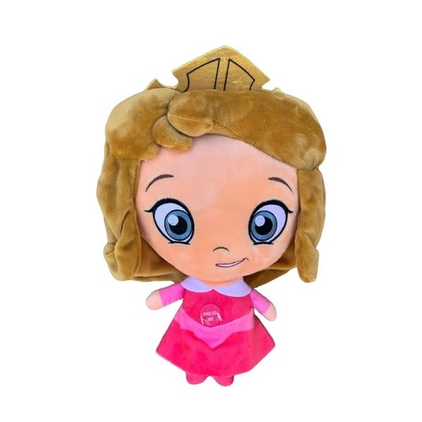 Peluche Cendrillon Princesses Disney bonhomme de tête avec son 28 cm