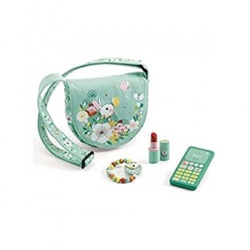 DJECO- Imitación Bolso y accesorios de Lucy Sacs à Dos en Peluche, 36685, Multicolore, Petit