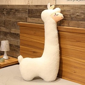 Générique Animal en Peluche Lama Grand,Oreiller en Peluche en alpaga pour Adulte | Les Peluches animales géantes Ultra-Douces