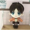 JunziWing Anime Attack on Titan Peluche Poupée Peluche, Figure Eren Jaeger Oreillers en Peluche, Enfants Cadeaux danniversai