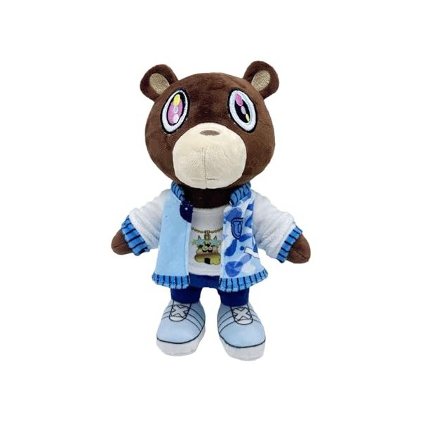 Fntech Kanye Ours en peluche - Adorable poupée en peluche - Pour décoration dintérieur - Cadeau pour enfants