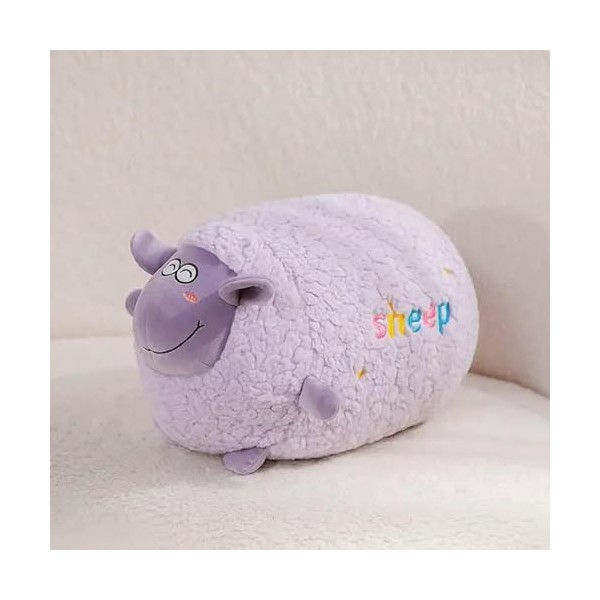 NOpinz Haute Qualité Peluche Mignon Mouton Laine Polaire Animal en Peluche Mouton Poupée Jouets Enfants Chambre Décoration Ca