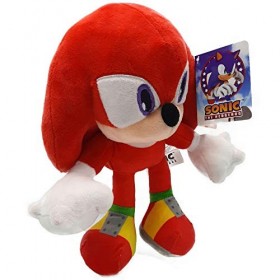 Sonic - Peluche Knuckles The Echidna 1140 "/ 29cm Couleur Rouge Qualité Super Soft
