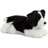 Aurora, 31566, Flopsies Le Border Collie, 30cm, Peluche, Noir and Blanc