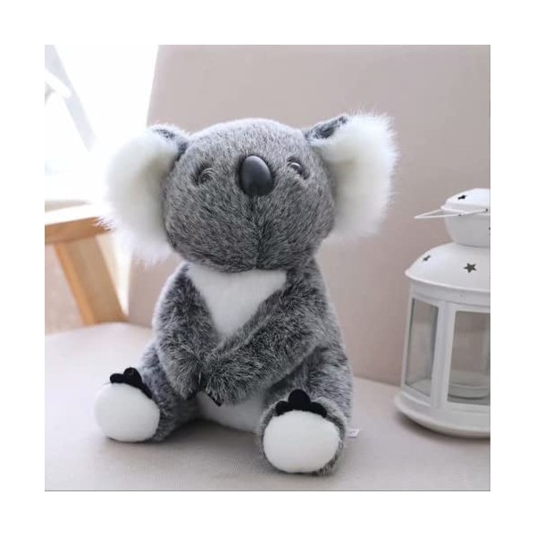 Ours koala en peluche simulée en peluche - Cadeau pour enfants gris, 27,9 cm 
