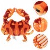 Toyvian Crabe Peluche Crabe Peluche Animal Peluche Faux Crabe Peluche