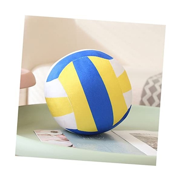 Sosoport Décoration 4Pcs Volley-Ball en Peluche Volley-Ball en Peluche en Peluche Ballon De Sport en Peluche Oreillers De Noë