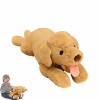 Chien en Peluche | Animaux en Peluche pour Chiots,Grand Chien en Peluche câlin Jouet Vacances fête Nouvel an Cadeau pour Adul