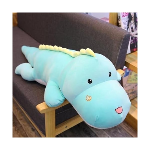 EPELUX 150cm Mignon Nouveau Dinosaure Peluche Jouets Cartoon Lézard en Peluche Lovely Enfants Garçons Bébé Cadeau d’anniversa