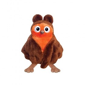 AURORA- Aurore 61432 Rouge-Gorge en Peluche pour Oiseau Marron