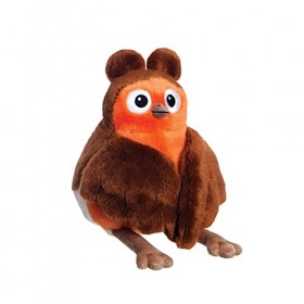 AURORA- Aurore 61432 Rouge-Gorge en Peluche pour Oiseau Marron
