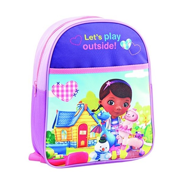 Joy Toy 116106 Doc McStuffins Sac à Dos Enfants, 40 cm, 25 L, Multicolore