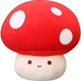 Zerodeko 1Pc Mignon Oreiller en Peluche De Champignon Jouet en Peluche Drôle De Champignon Adorable pour Cadeaux Danniversair