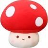 Zerodeko 1Pc Mignon Oreiller en Peluche De Champignon Jouet en Peluche Drôle De Champignon Adorable pour Cadeaux Danniversair