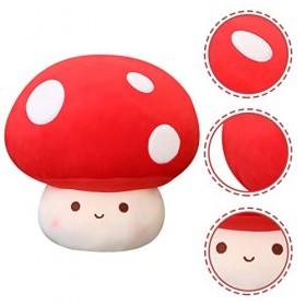 Zerodeko 1Pc Mignon Oreiller en Peluche De Champignon Jouet en Peluche Drôle De Champignon Adorable pour Cadeaux Danniversair
