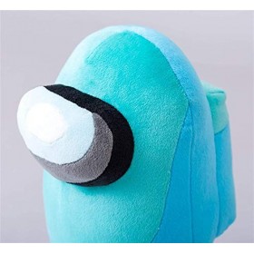 XIAOHONG Amg Us Peluche douce de 30 cm – Amg Us Game Crewmate en peluche – Cadeau pour les fans de jeu bleu 
