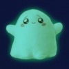 Maomoto Jouet en peluche phosphorescent, oreiller en peluche phosphorescent, jouet en peluche pour enfants fantôme 