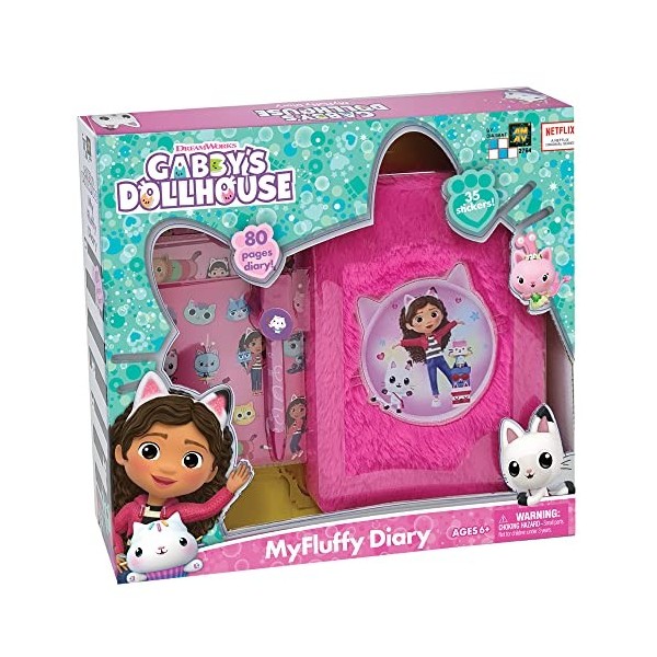 Cefa Toys Journal des Activités La Maison De Poupées De Gabby, 00951, Rose, Moyen