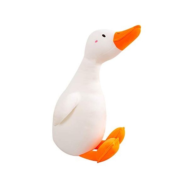 80 cm - Jouet en peluche en forme de cygne - Grande peluche - Canard amusant - Cadeau danniversaire - Coussin doux en peluch