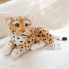 Poupée Animale Mignonne Peluche Doux Enfants garçon Cadeau de Noël Lion Tigre léopard Jouets 35CM 1