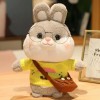 GagaLu Dessin Animé Mignon Lapin en Peluche Peluche Mignon Animal Lapin Poupée Oreiller Doux Cadeau D’Anniversaire pour Enfan