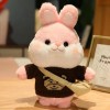 GagaLu Dessin Animé Mignon Lapin en Peluche Peluche Mignon Animal Lapin Poupée Oreiller Doux Cadeau D’Anniversaire pour Enfan
