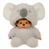 Bandai - Monchhichi - Peluche Monchhichi Koala - Peluche Iconique des années 80 - Peluche Toute Douce 20 cm pour Enfants et A