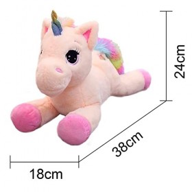 Georgie Porgy Les Enfants Licorne en Peluche Teddy Arc-en-Ciel Multicolore Poney Animal Cadeaux en Peluche pour Les Filles 1