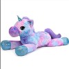 SNOWOLF Jouet en Peluche Licorne - Grand Jouet en Peluche - Grand Cheval en Peluche - Multicolore - Cadeau pour Enfants, Fill