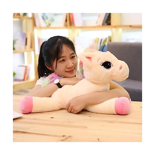 SNOWOLF Jouet en Peluche Licorne - Grand Jouet en Peluche - Grand Cheval en Peluche - Multicolore - Cadeau pour Enfants, Fill